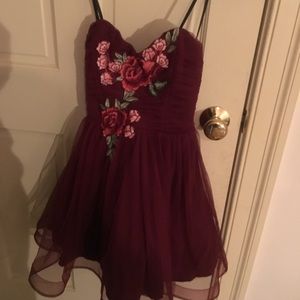 Strapless dress